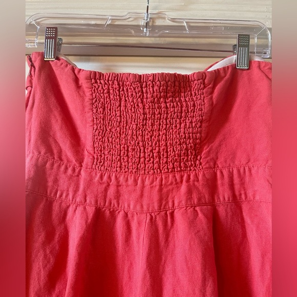 Derek Lam Collective Alene tie front linen jumpsuit GUC - Picture 7 of 8